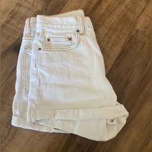 BILLABONG sincerely Jules coastal cream white shorts with contrast stitching 26